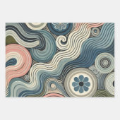 Nordic thema Wrapping Paper Flat Sheet Set van 3 (Voorkant 3)