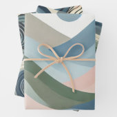 Nordic thema Wrapping Paper Flat Sheet Set van 3 (In situ)