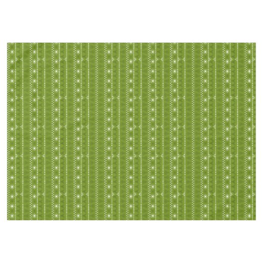Nordic Trees and Stars Pattern Tafelkleed (Voorkant (Horizontaal))