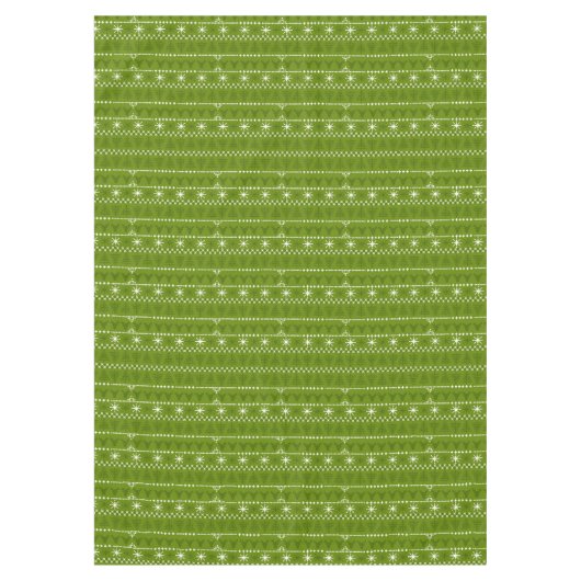 Nordic Trees and Stars Pattern Tafelkleed (Voorkant)