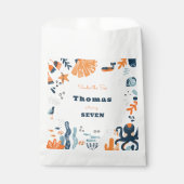 Nordic Under the Zee kids birthday Bedankzakje (Voorkant)