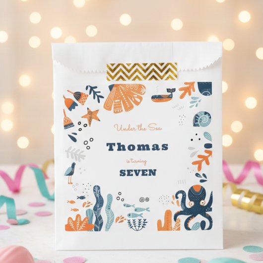 Nordic Under the Zee kids birthday Bedankzakje