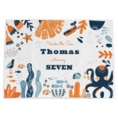 Nordic Under the Zee kids birthday Groot Cadeauzakje (Voorkant)