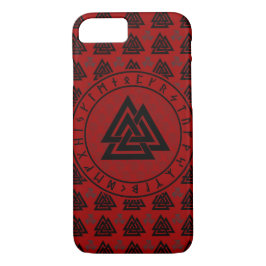 Nordic Valknut, Viking Symbol iPhone Case