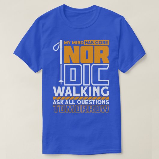Nordic Walking 4 T-shirt (Design voorkant)