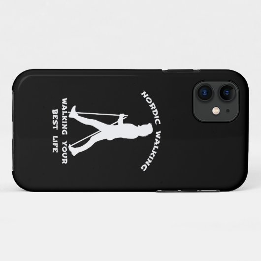 Nordic Walking - je beste leven leiden Case-Mate iPhone Case (Achterkant (horizontaal))
