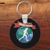 Nordic Walking, Urban & Lifestyle Sleutelhanger (Voorkant)