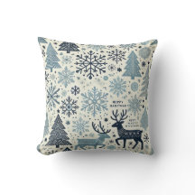 Nordic Winter Charm Cushion