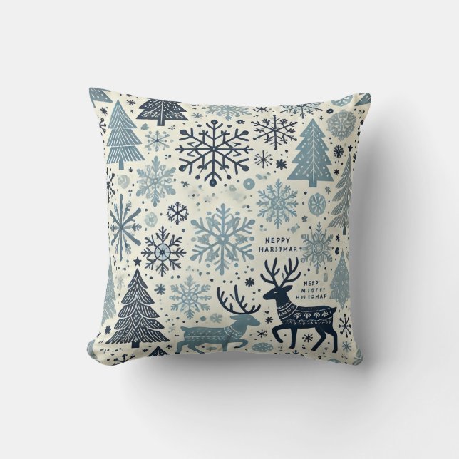 Nordic Winter Charm Cushion Kussen (Voorkant)