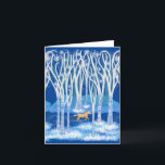 Nordic Winter Fjord Horse Bedankkaart<br><div class="desc">Gallop door de Scandinavische winterbossen met dit majestueuze fjord-paard met deze prachtige afdruk! Geef de fantasie-paardenliefhebber in je leven of verfraai je ruimte met een kleine winterkerstdweke.</div>
