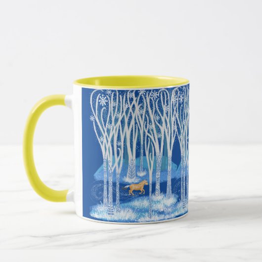 Nordic Winter Fjord Horse Mok (Links)