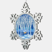 Nordic Winter Fjord Horse Ornament (Rechts)