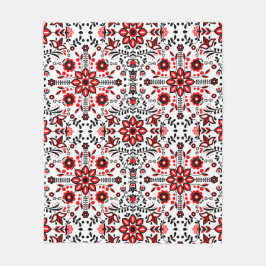 Nordic Winter Scandinavian Pattern Fleece Deken