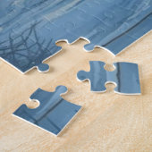 Nordic Winter Village Jigsaw Puzzle Legpuzzel (Zijkant)