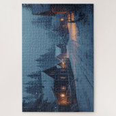 Nordic Winter Village Jigsaw Puzzle Legpuzzel (Verticaal)