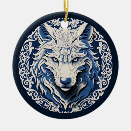 Nordic Wolf Ornament (Voorkant)