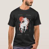 Nordic Wolf Pattern Dogs Lovers en Wolf Pac T-shirt (Voorkant)