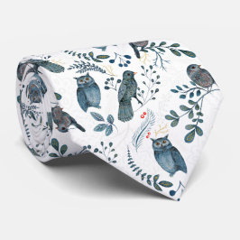 Nordic Woodland Birds Stropdas