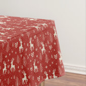 Nordic Yuletide Reindeer Tafelkleed (Voorbeeld)