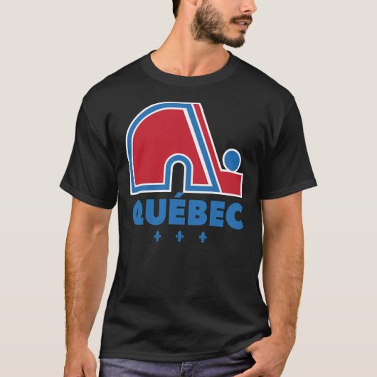 Nordiques Quebec Hockey Team Avalanche  met T-shirt (Voorkant)