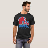 Nordiques Quebec Hockey Team Avalanche  met T-shirt (Voorkant volledig)