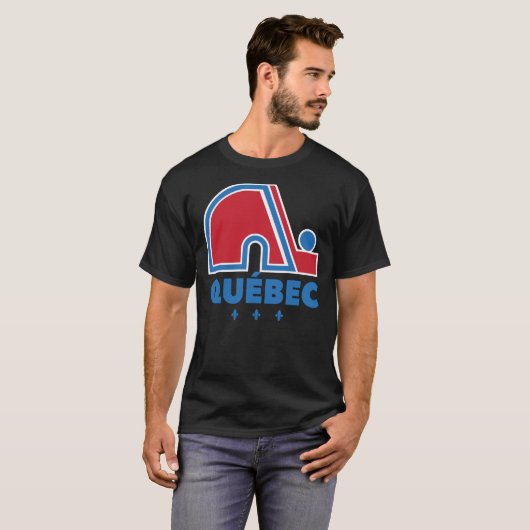 Nordiques Quebec Hockey Team Avalanche  met T-shirt (Voorkant volledig)