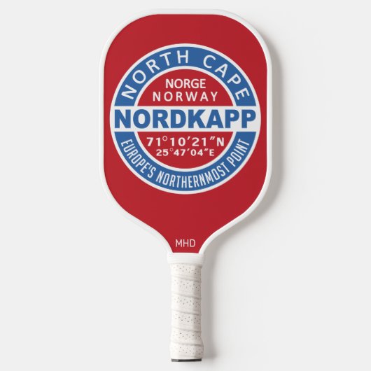 NORDKAPP — Aangepast monogram Pickleball Paddle (Voorkant)