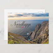 Nordkapp Briefkaart (Voorkant / Achterkant)