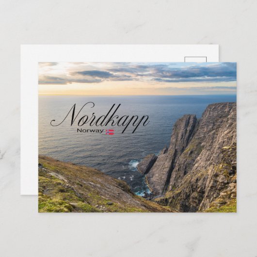 Nordkapp Briefkaart (Voorkant / Achterkant)