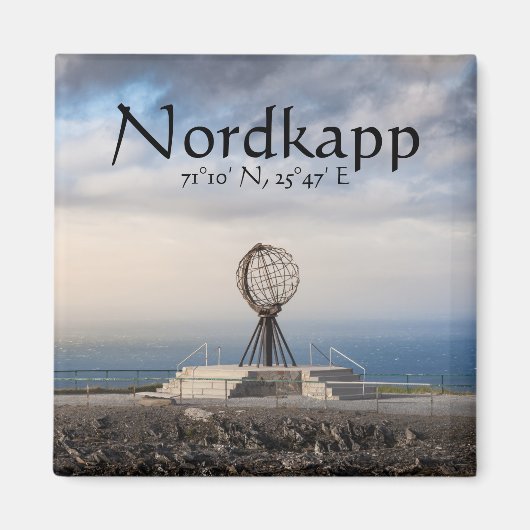 Nordkapp Coordinates Magneet (Voorkant)