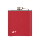 NORDKAPP Eigen monogram-kolf voor Noorwegen Heupfles (Achterkant)