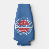 NORDKAPP Noorwegen aangepaste monogram fleskoeler Flesjeskoeler (Voorkant)