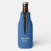 NORDKAPP Noorwegen aangepaste monogram fleskoeler Flesjeskoeler (Fles Achterkant)