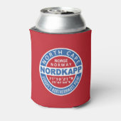 NORDKAPP Noorwegen aangepaste monogram koelbox Blikjeskoeler (Blikje Achterkant)
