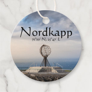 Nordkapp Noorwegen Bedankjes Labels