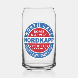 NORDKAPP Noorwegen Blikvorm Glas