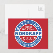 NORDKAPP Noorwegen briefkaart (Voorkant / Achterkant)