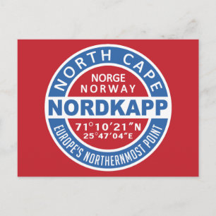 NORDKAPP Noorwegen briefkaart