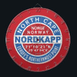 NORDKAPP Noorwegen Dartbord<br><div class="desc">Bekijk mijn winkel voor meer objecten met dit ontwerp.</div>