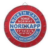 NORDKAPP Noorwegen Dartbord (Voorkant)