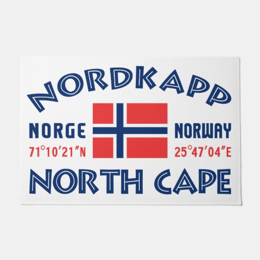NORDKAPP Noorwegen Deurmat (Voorkant)