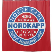 NORDKAPP Noorwegen douchegordijn (Voorkant)