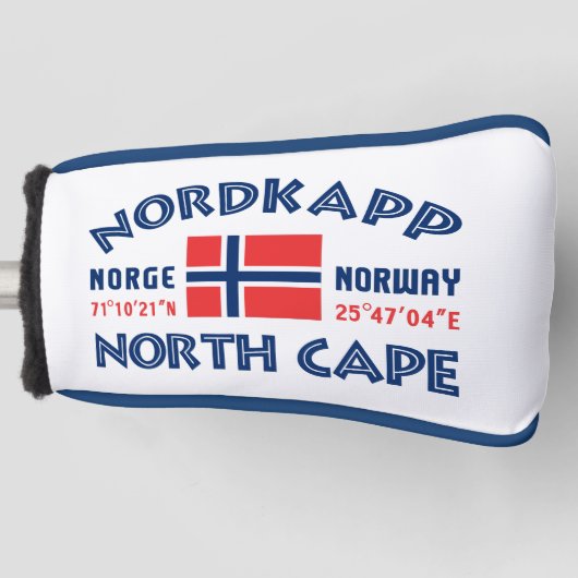 NORDKAPP Noorwegen Golfheadcover (Voorkant)