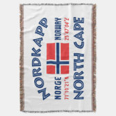 NORDKAPP Noorwegen gooit dekens Deken (Voorkant Verticaal)