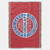 NORDKAPP Noorwegen gooit dekens Deken (Voorkant Verticaal)