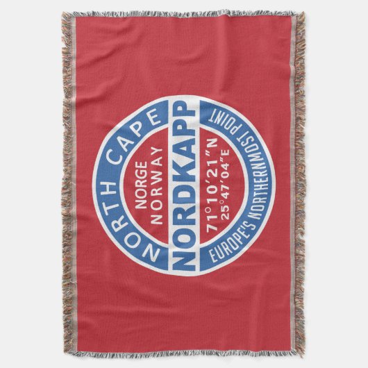 NORDKAPP Noorwegen gooit dekens Deken (Voorkant Verticaal)