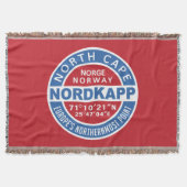 NORDKAPP Noorwegen gooit dekens Deken (Voorkant)