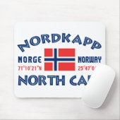 NORDKAPP Noorwegen mousepad Muismat (Met muis)