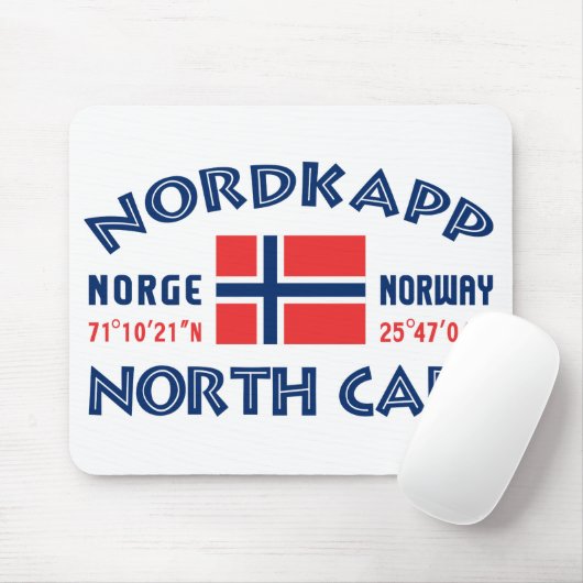 NORDKAPP Noorwegen mousepad Muismat (Met muis)