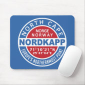 NORDKAPP Noorwegen mousepad Muismat (Met muis)